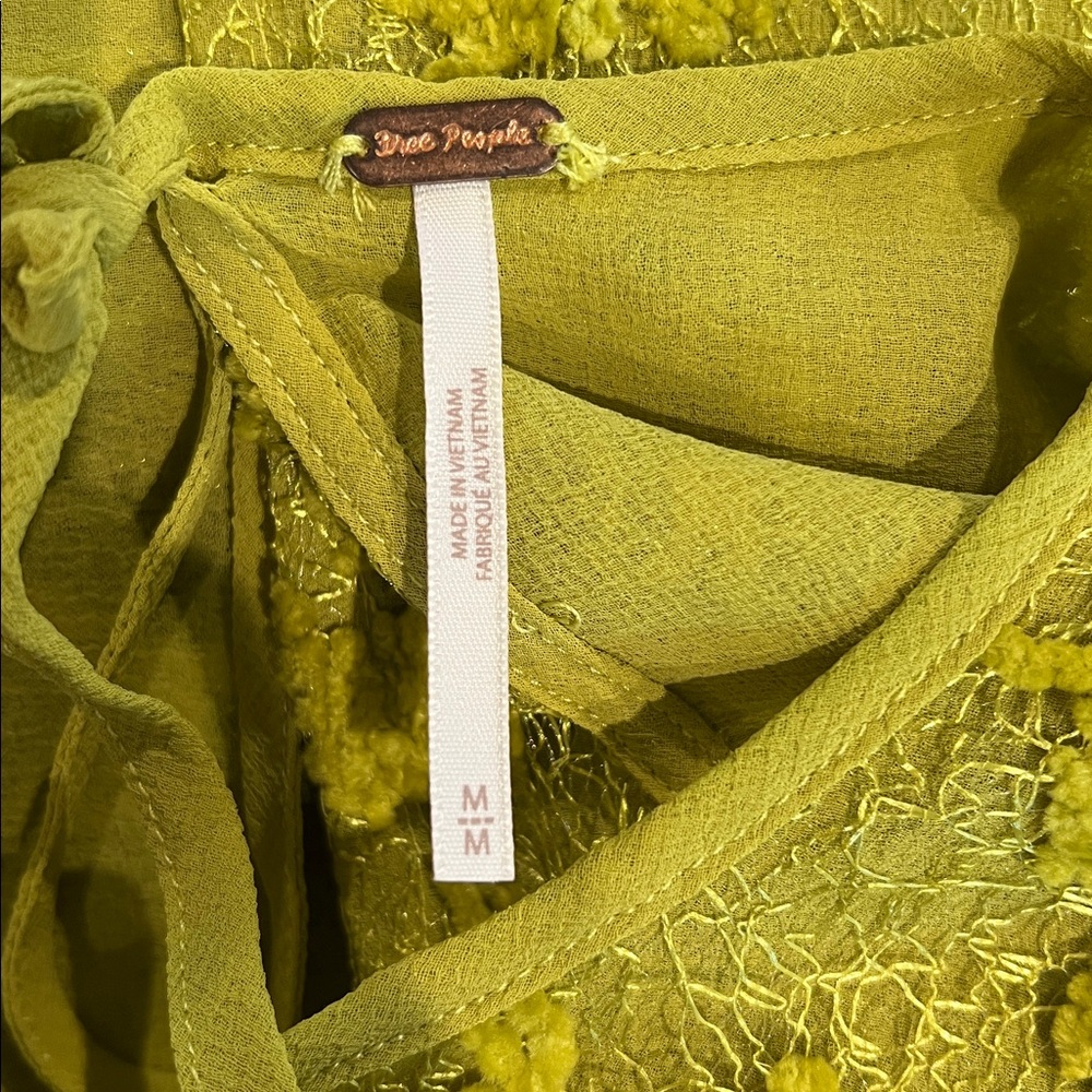Free People La Fleur Velour Lace Babydoll Mini Dress - Picture 4 of 5